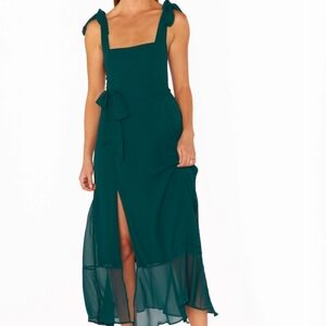 NWT Show Me Your Mumu Wedding Claire Emerald Dress Size Small